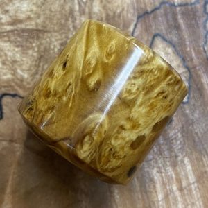 Box Elder Burl Butt Caps